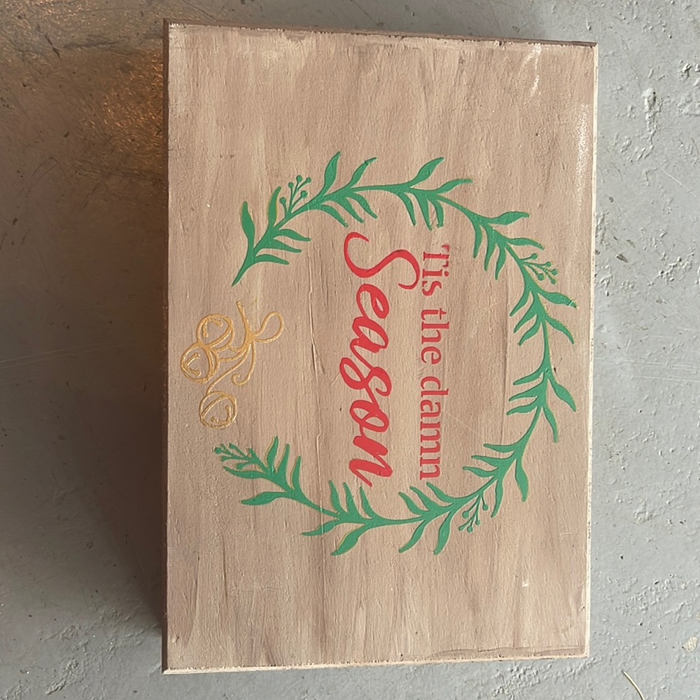 ⭐️Christmas wood sign